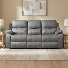 Load image into Gallery viewer, Wilson Manual 3 Seater Recliner Sofa - Grey