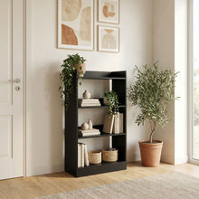Load image into Gallery viewer, Bulls 60cm 4 Tier Bookshelf - Black