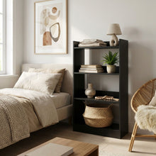 Load image into Gallery viewer, Bulls 60cm 4 Tier Bookshelf - Black
