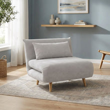 Load image into Gallery viewer, Hastings 1 Seater Fold-Out Sofa Bed - Grey