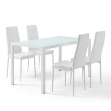 Load image into Gallery viewer, Samuel 5 Piece 1.4m Dining Set - White