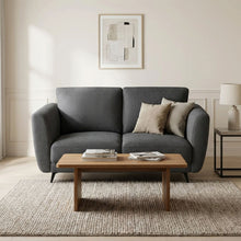 Load image into Gallery viewer, Rivel Chenille 2 Seater Sofa - Dark Grey
