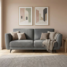 Load image into Gallery viewer, Rivel Chenille 3 Seater Sofa - Ash Grey