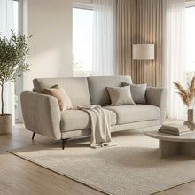 Load image into Gallery viewer, Rivel Chenille 3 Seater Sofa - Beige