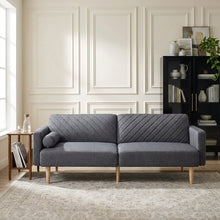 Load image into Gallery viewer, Cordova 3 Seater Sofa Bed - Dark Grey