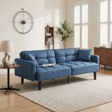 Load image into Gallery viewer, 23200-boston-3-seater-sofa-bed-steel-blue-2601154