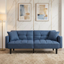 Load image into Gallery viewer, 23200-boston-3-seater-sofa-bed-steel-blue-2601156