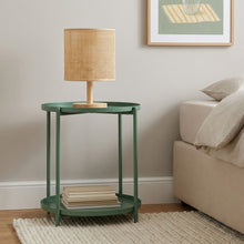 Load image into Gallery viewer, 23928-zen-round-coffee-table-with-shelf-green-2601155