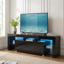 Load image into Gallery viewer, 22591-dothan-1-6m-led-entertainment-unit-black-2601151