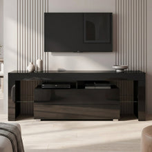 Load image into Gallery viewer, 22591-dothan-1-6m-led-entertainment-unit-black-2601155