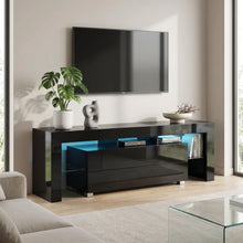 Load image into Gallery viewer, 22591-dothan-1-6m-led-entertainment-unit-black-2601154