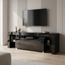 Load image into Gallery viewer, 22591-dothan-1-6m-led-entertainment-unit-black-2601152