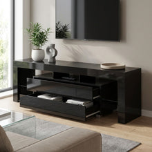 Load image into Gallery viewer, 22591-dothan-1-6m-led-entertainment-unit-black-2601153