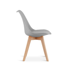Load image into Gallery viewer, Evelyn Dining Chair Padded - Set of 4 - Grey