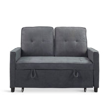 Load image into Gallery viewer, Kauri Boucle 2 Seater Sofa Bed - Dark Grey