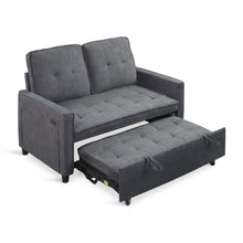 Load image into Gallery viewer, Kauri Boucle 2 Seater Sofa Bed - Dark Grey