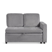 Load image into Gallery viewer, Haven L-Shaped Sofa Bed with Storage - Dark Grey
