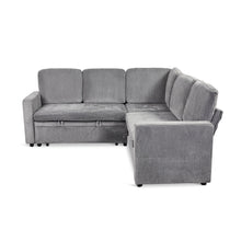 Load image into Gallery viewer, Haven L-Shaped Sofa Bed with Storage - Dark Grey