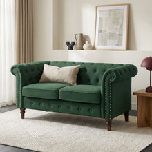 Load image into Gallery viewer, Chesley Velvet 2 Seater Sofa - Green