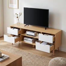 Load image into Gallery viewer, Lucille 1.2M Entertainment Unit - Maple + White