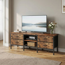 Load image into Gallery viewer, Cavalla 1.4m Entertainment Unit with Drawers - Rustic Brown