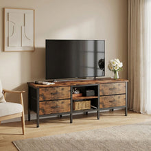 Load image into Gallery viewer, Cavalla 1.4m Entertainment Unit with Drawers - Rustic Brown