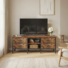 Load image into Gallery viewer, Cavalla 1.4m Entertainment Unit with Drawers - Rustic Brown