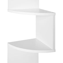 Load image into Gallery viewer, Nemi 5-Tier Wall Mounted Corner Shelf Storage Shelf - White