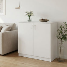 Load image into Gallery viewer, Nordic 2 Door Storage Cupboard - White