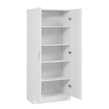 Load image into Gallery viewer, Nordic 2 Door Cupboard 80cm - White
