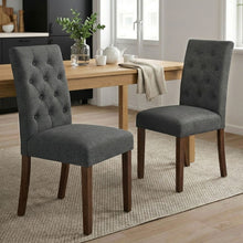 Load image into Gallery viewer, Lucia Upholstered Dining Chair - Set of 2 - Dark Grey