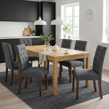 Load image into Gallery viewer, Lucia Upholstered Dining Chair - Set of 2 - Dark Grey