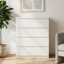 Load image into Gallery viewer, 22366-tongass-wooden-tallboy-4-drawers-white-2601192