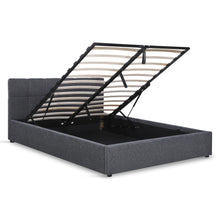 Load image into Gallery viewer, Elizabeth Queen Gas Lift Bed Frame - Dark Grey