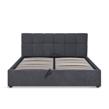 Load image into Gallery viewer, Elizabeth Queen Gas Lift Bed Frame - Dark Grey