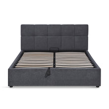 Load image into Gallery viewer, Elizabeth Double Gas Lift Bed Frame - Dark Grey