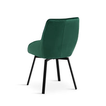 Load image into Gallery viewer, Everlow Swivel Velvet Dining Chair - Set of 2 - Green
