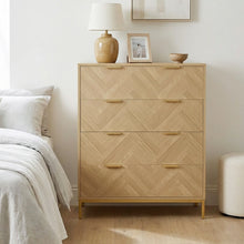 Load image into Gallery viewer, Mesa 4 Drawers Tallboy - Natural