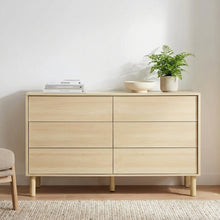 Load image into Gallery viewer, Custer 6 Drawers Lowboy - Oak