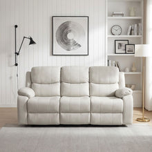Load image into Gallery viewer, Wilson Manual 3 Seater Recliner Sofa - Beige
