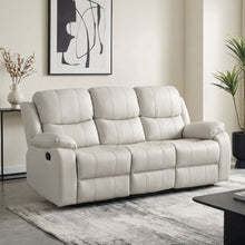 Load image into Gallery viewer, Wilson Manual 3 Seater Recliner Sofa - Beige