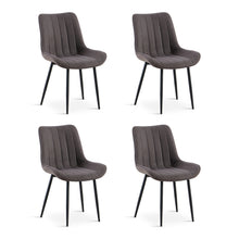 Load image into Gallery viewer, Kivo Linen Dining Chair - Set of 4 - Dark Grey