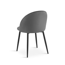 Load image into Gallery viewer, Avela Velvet Dining Chair - Set of 4 - Dark Grey