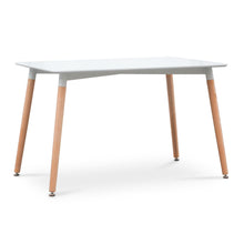 Load image into Gallery viewer, Sana Dining Table Rectangle 120 x 80cm - White