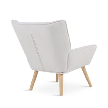 Load image into Gallery viewer, Amelia Rubberwood Armchair - White