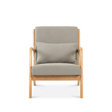 Load image into Gallery viewer, Taru Velvet Armchair - Grey