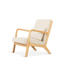 Load image into Gallery viewer, Taru Velvet Armchair - Beige