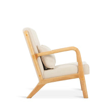 Load image into Gallery viewer, Taru Velvet Armchair - Beige