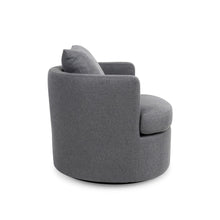 Load image into Gallery viewer, Luva Linen Swivel Armchair - Dark Grey