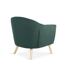 Load image into Gallery viewer, Millo Velvet Armchair - Dark Green
